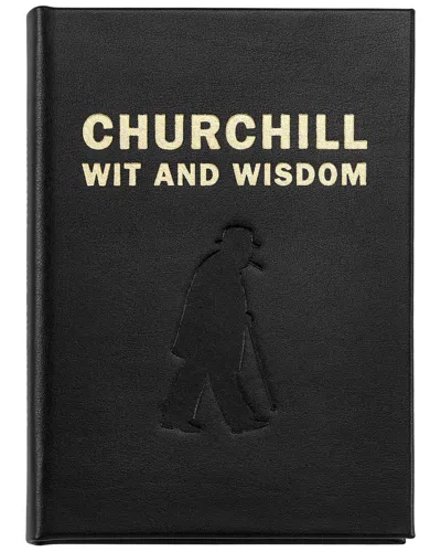 Graphic Image Churchill Wit & Wisdom By Ammonite Press In Blue