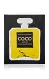 Graphic Image Coco And The Little Black Dress Leather Hardcover Book In Black