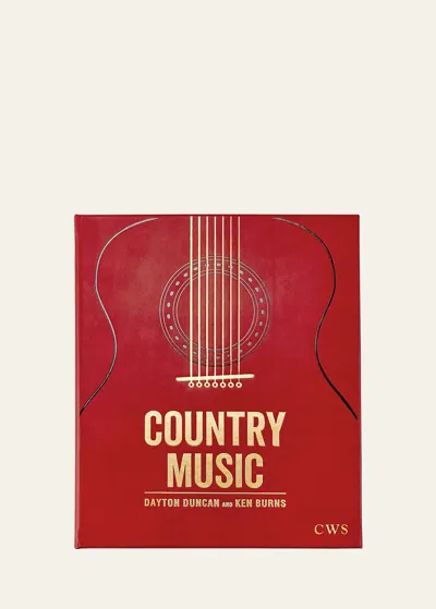 Graphic Image Country Music By Dayton Duncan And Ken Burns - Personalized In Red