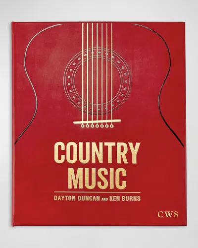 Graphic Image Country Music By Dayton Duncan And Ken Burns - Personalized In Red