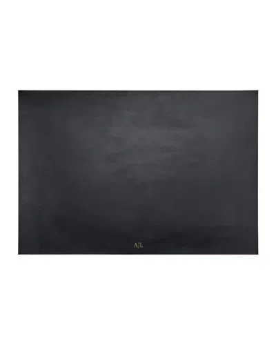 Graphic Image Desk Blotter, 18" X 26" In Black &amp; Green