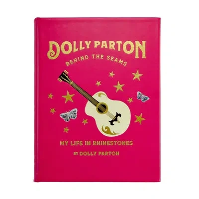 Graphic Image Dolly Parton Behind The Seams: My Life In Rhinestones Leather Bound Special Edition Coffee Table Boo
