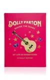 Graphic Image Behind The Seams: My Life In Rhinestones Leather-bound Book By Dolly Parton, Personalized In Pink