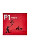 Graphic Image F1 Heroes Leather-bound Book By Giorgio Terruzzi In Red