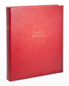 Graphic Image Family History Book In Red