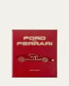 Graphic Image Ford Vs. Ferrari Leather-bound Book By John Starkey In Red