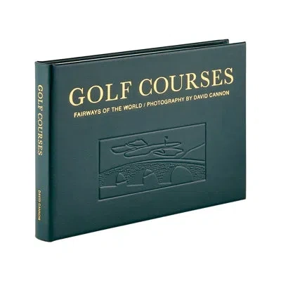 Graphic Image Golf Courses: Fairways Of The World Leather Bound Book