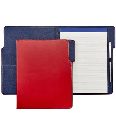 Graphic Image Hugo Portfolio, Leather, In Red