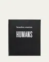 Graphic Image Humans Leather Bound Book In Black