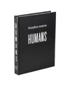 Graphic Image Humans Leather Bound Book In Black