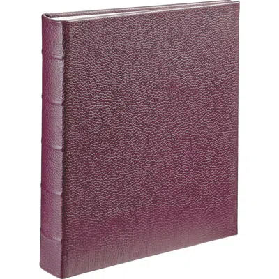 Graphic Image Large 3-ring Clear Pocket Album In Burgundy