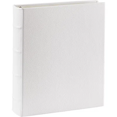Graphic Image Large 3-ring Clear Pocket Album In White
