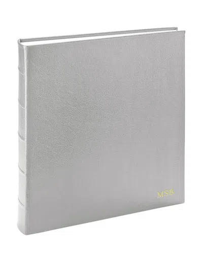 Graphic Image Large Bound Photo Album In Gray