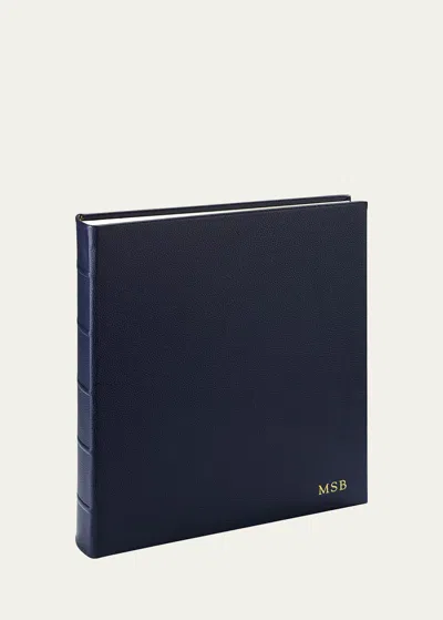 Graphic Image Large Bound Photo Album In Navy