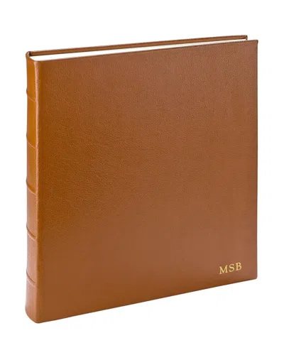 Graphic Image Large Bound Photo Album In Brown