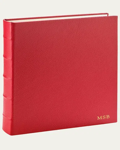 Graphic Image Large Clear Pocket Photo Album In Red