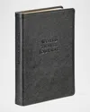 Graphic Image Leather-bound World Travel Journal In Black