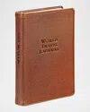 Graphic Image Leather-bound World Travel Journal In Brown