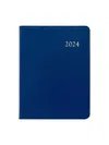 Graphic Image Leather Desk Diary In Royal