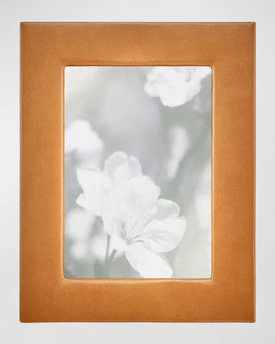 Graphic Image Leather Frame, 5x7 In Brown