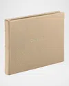 Graphic Image Leather Guest Book In Nude