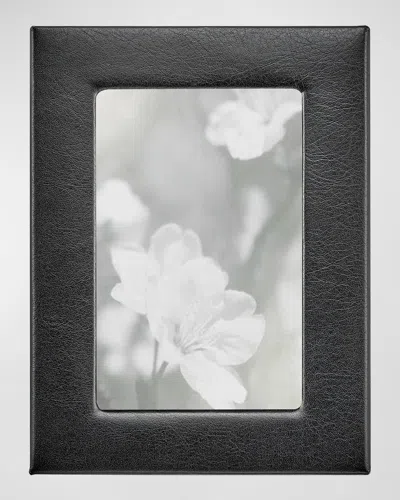 Graphic Image Leather Picture Frame, 4" X 6" In Gray
