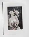 Graphic Image Leather Frame, 5x7 In White