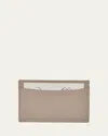 Graphic Image Leather Slim Card Case In Beachwood