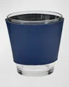 Graphic Image Leather Wrapped Glasses, Set Of 2 In Blue