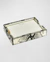 Graphic Image Letterpress Personalized Memo Cards In Natural Python