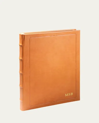 Graphic Image Lined Hardcover Journal, 9" In British Tan