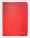 Graphic Image Lined Soft Cover Journal, 9" In Red
