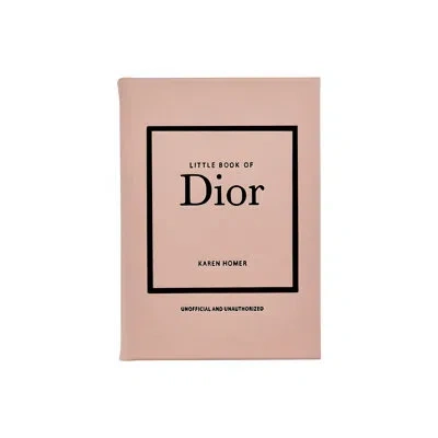 Graphic Image Little Book Of Dior Leather Bound Book In Brown