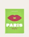 Graphic Image Little Book Of Paris Style Leather-bound Book By Alois Guinut In Lime