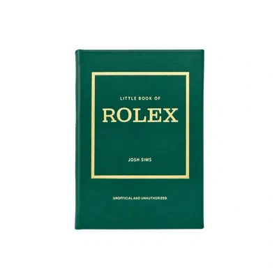 Graphic Image Little Book Of Rolex Leather Bound Book
