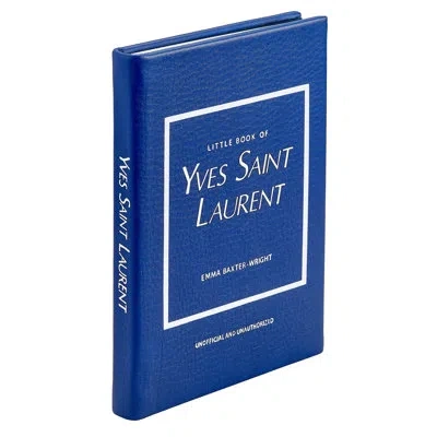 Graphic Image Little Book Of Yves Saint Laurent Leather Bound Book