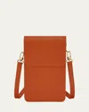 Graphic Image Liv Phone Crossbody Bag In Orange