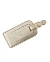 Graphic Image Luggage Tag With Buckle In Whitegold