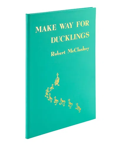 Graphic Image Make Way For Ducklings Classic Children's Leather Bound Book In Green