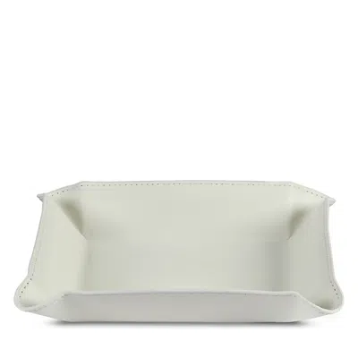 Graphic Image Medium Leather Valet Tray In Neutral