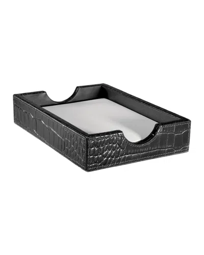 Graphic Image Memo Tray In Black