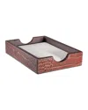 Graphic Image Memo Tray In Brown