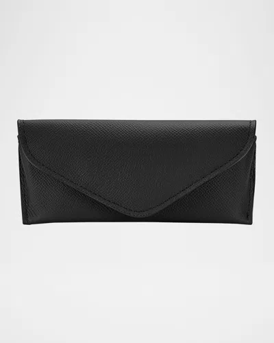 Graphic Image Men's Leather Eyeglass Holder In Black