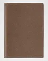 Graphic Image Men's Leather Passport Wallet In Blue