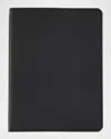 Graphic Image Men's Leather Refillable Journal In Black