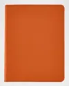 Graphic Image Men's Leather Refillable Journal In Orange