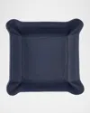 Graphic Image Men's Small Leather Catchall Tray In Blue