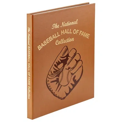 Graphic Image National Baseball Hall Of Fame Leather Bound Book