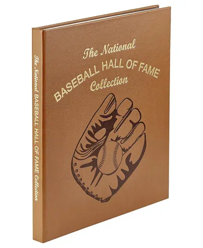 GRAPHIC IMAGE NATIONAL BASEBALL HALL OF FAME LEATHER BOUND BOOK