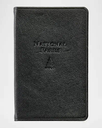 Graphic Image National Parks Leather-bound Pocket Atlas In Black